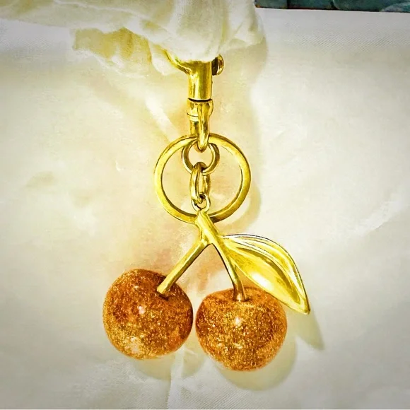 Rare Gold Cherry Keychain - Picture 7 of 13